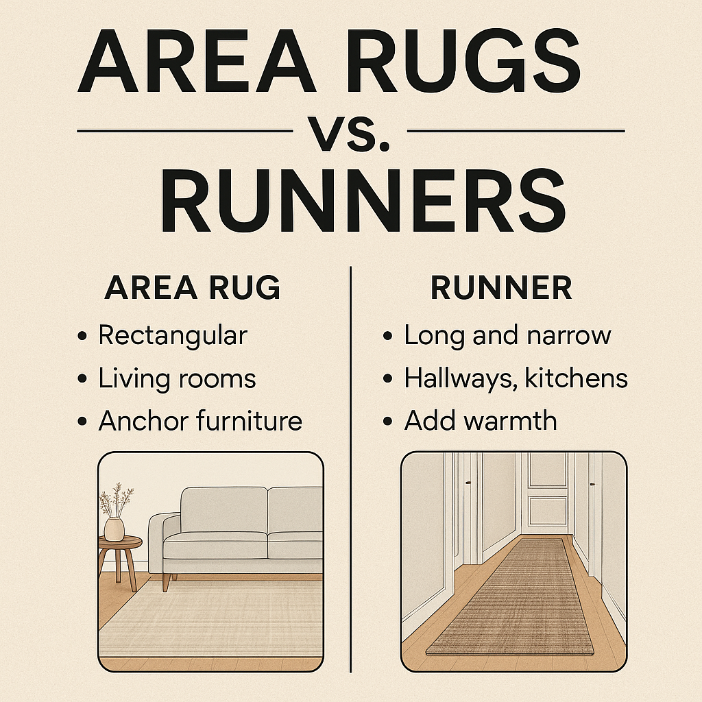 Area Rugs vs. Runners: What’s the Difference?