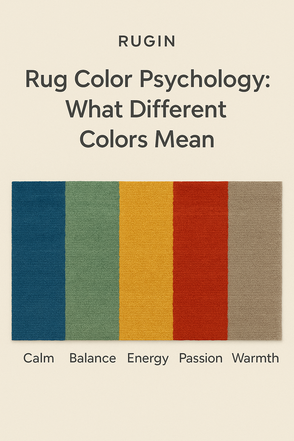 Rug Color Psychology: What Different Colors Mean