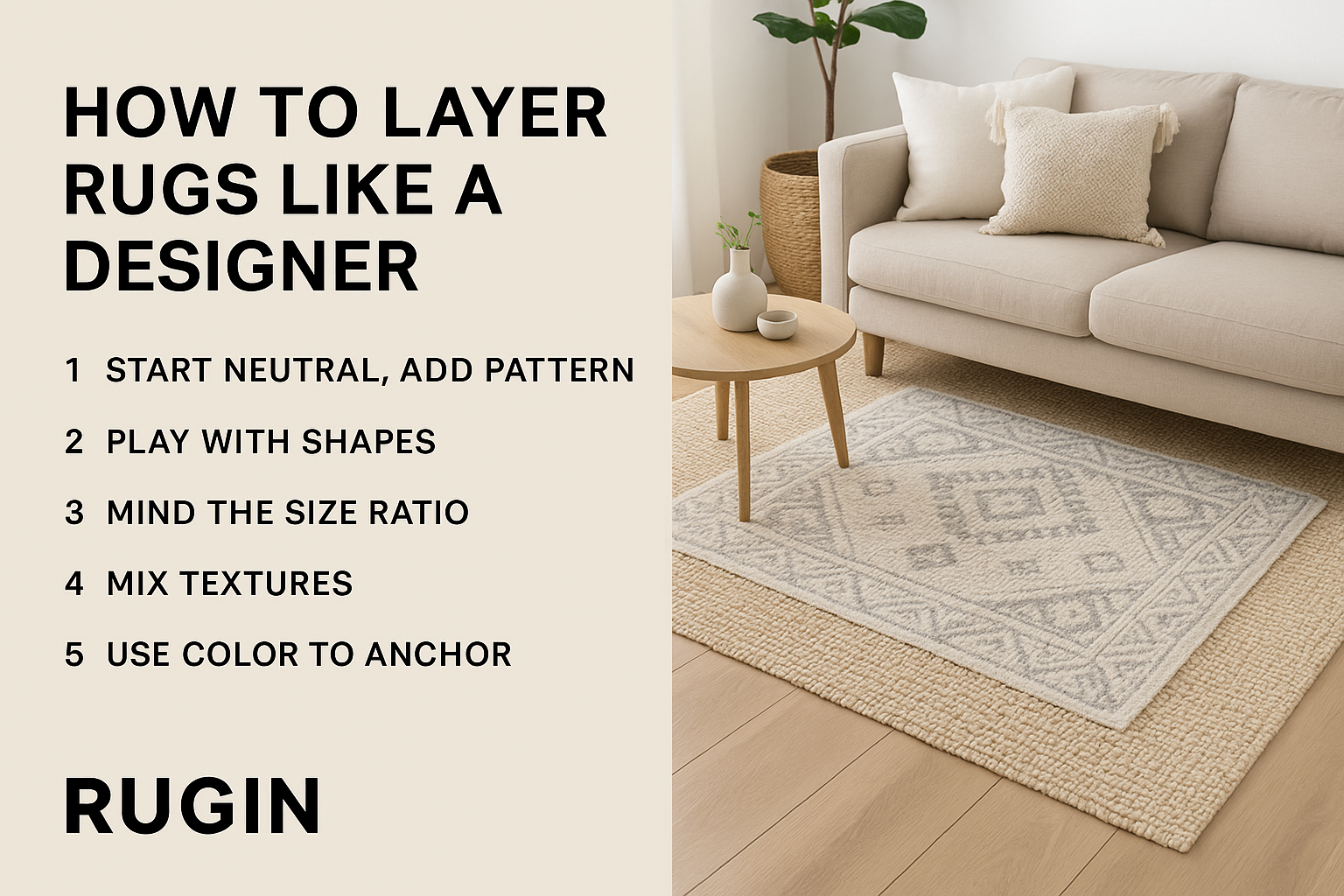 How to Layer Rugs Like a Designer