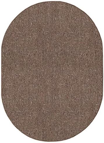 Ambiant Broadway Collection Pet Friendly Indoor Outdoor Area Rugs Brown - 10' x 12' Oval, Stain & Fade Resistant, Easy Care, Pet & Kids Friendly, Made in USA, Perfect for Weddings & Everyday Use!