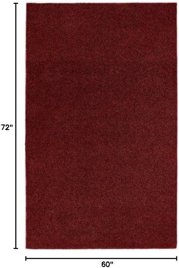 Garland Rug Room Size Bathroom Carpet, 5-Feet by 6-Feet, Burgundy