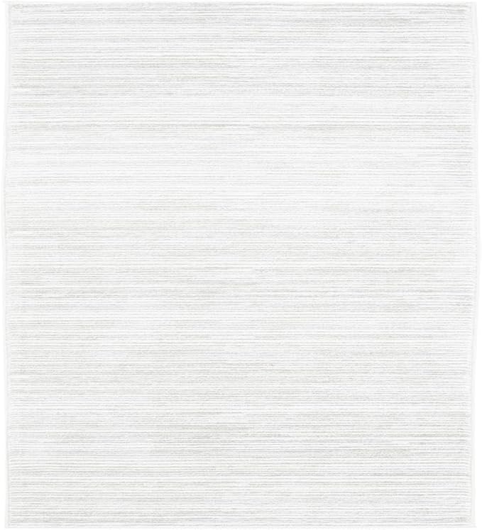 SAFAVIEH Vision Collection Runner Rug - 22' Runner, Ivory Grey, Contemporary Design, Stain Resistant, Ideal for High Traffic Areas in Hallway, Bathroom & Kitchen (VSN606K-222)