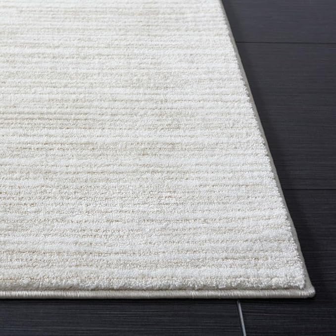 SAFAVIEH Vision Collection Runner Rug - 16' Runner, Ivory, Contemporary Design, Stain Resistant, Ideal for High Traffic Areas in Hallway, Bathroom & Kitchen (VSN606J-216)