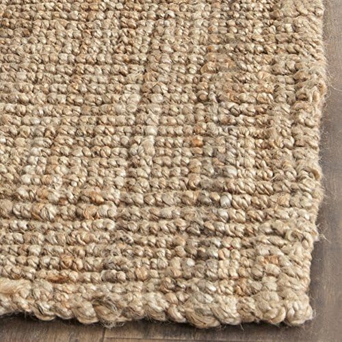 SAFAVIEH Natural Fiber Collection Runner Rug - 2' x 14', Natural, Handmade Chunky Textured Jute 0.75-inch Thick, Ideal for High Traffic Areas in Living Room, Bedroom (NF447A)