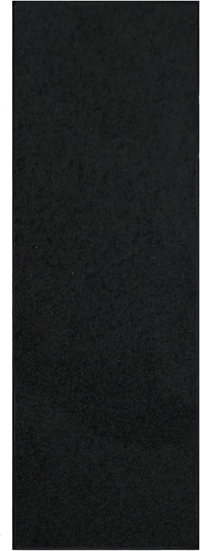 Furnish my Place Modern Indoor/Outdoor Commercial Solid Color Rug - Black, 2' x 24', Runner, Pet and Kids Friendly Rug. Made in USA, Area Rugs Great for Kids, Pets, Event, Wedding