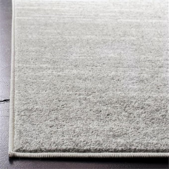 SAFAVIEH Adirondack Collection Runner Rug - 2'6" x 18', Light Grey & Grey, Modern Ombre Design, Non-Shedding & Easy Care, Ideal for High Traffic Areas in Living Room, Bedroom (ADR113C)