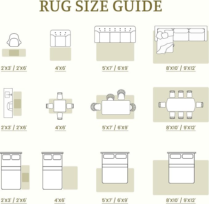 2x3 Rug Entryway Rugs: Washable Boho Small Geometric Moroccan Rug Modern Indoor Soft Non Slip Ultra Thin Front Door Mat for Kitchen Bedroom (Camel, 2'x3')