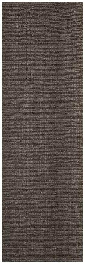 SAFAVIEH Natural Fiber Collection Accent Rug - 2'6" x 4', Brown, Handmade Chunky Textured Jute 0.75-inch Thick, Ideal for High Traffic Areas in Entryway, Living Room, Bedroom (NF447D)