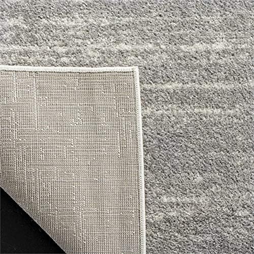 SAFAVIEH Adirondack Collection Runner Rug - 2'6" x 18', Light Grey & Grey, Modern Ombre Design, Non-Shedding & Easy Care, Ideal for High Traffic Areas in Living Room, Bedroom (ADR113C)