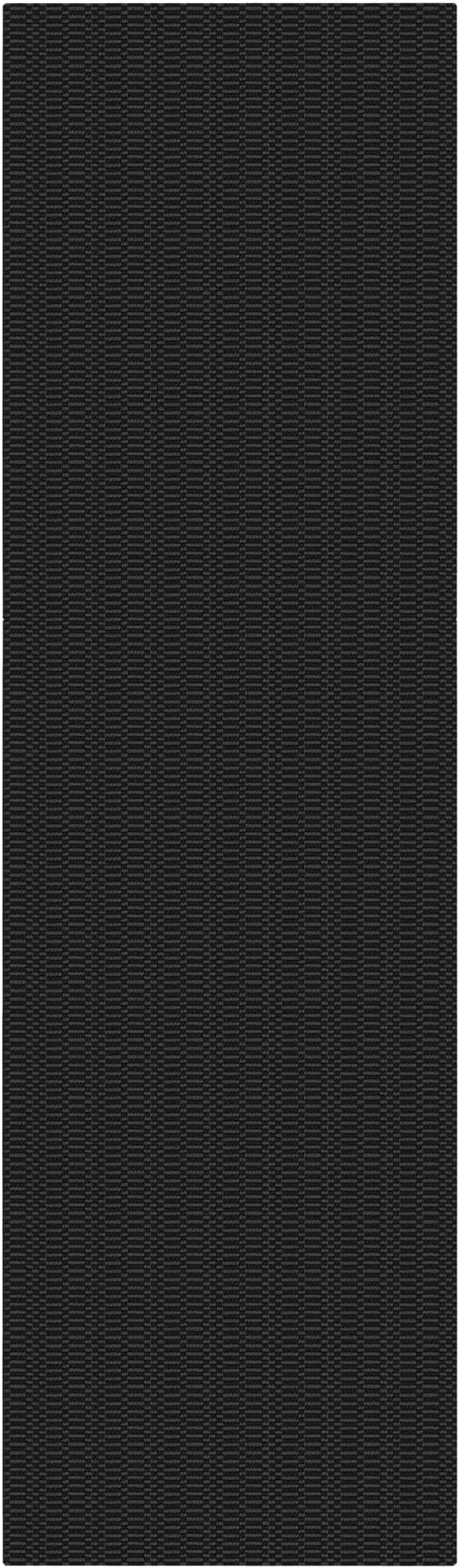 KOZYFLY Washable Runner Rug 2x8 Ft Runners for Hallway Rubber Backed Kitchen Runner Rugs Braided Cotton Entryway Runner Indoor, Carpet Runners for Hallway Entryway Bedroom, Black/Grey