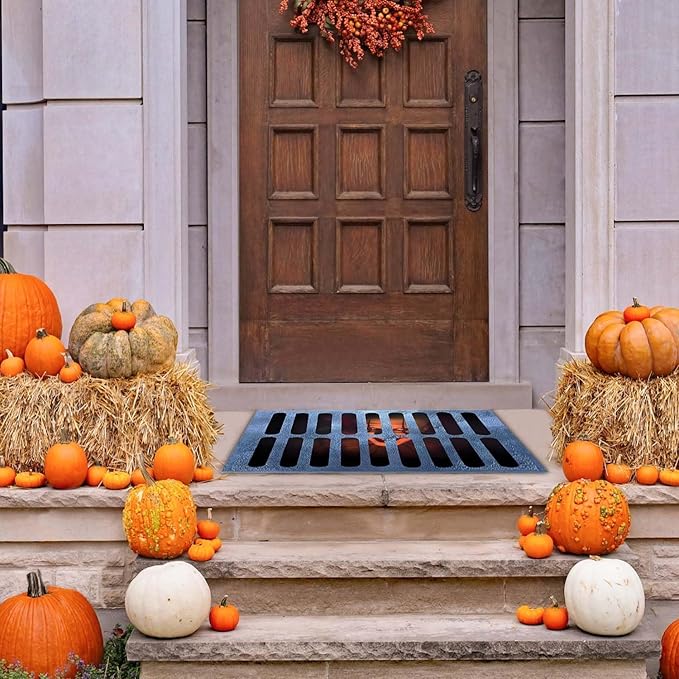 3D Illusion Clown Door Mat, Horror Movie Sewer Doormat, Indoor/Outdoor Welcome Rug (19.7inx31.5in)