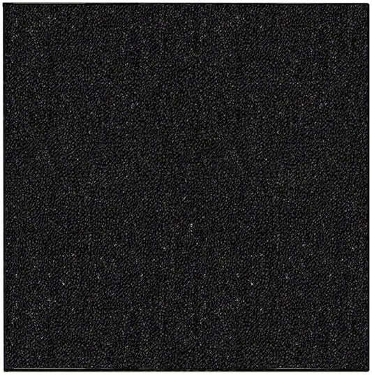 Ambiant Broadway Collection Pet Friendly Indoor Outdoor Area Rugs Black - 4' Square, Stain & Fade Resistant, Easy Care, Pet & Kids Friendly, Made in USA, Perfect for Weddings & Everyday Use!