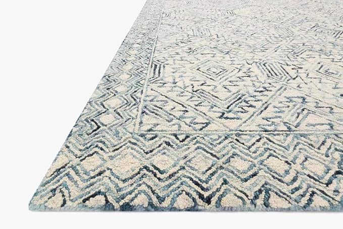Loloi II Ziva Collection ZV-03 Bluestone 2'-6" x 9'-9" Runner Rug