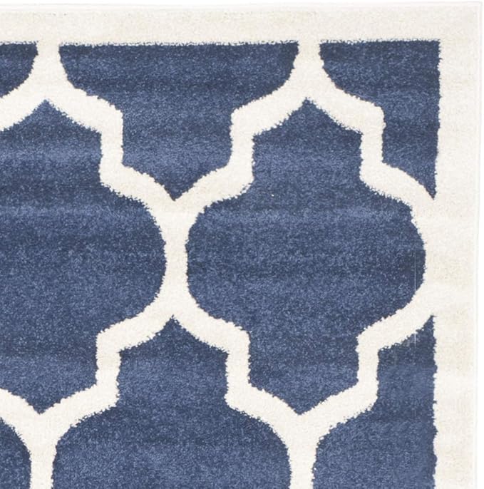 SAFAVIEH Adirondack Collection Runner Rug - 2'6" x 8', Cream & Purple, Modern Ombre Design, Non-Shedding & Easy Care, Ideal for High Traffic Areas in Living Room, Bedroom (ADR113L)