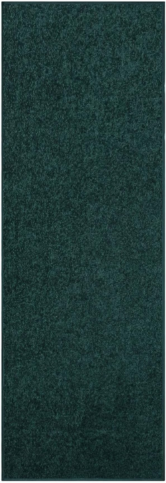 Furnish my Place Modern Indoor/Outdoor Commercial Solid Color Rug - Forest Green, 3' x 18', Runner, Pet and Kids Friendly Rug. Made in USA, Area Rugs Great for Kids, Pets, Event, Wedding