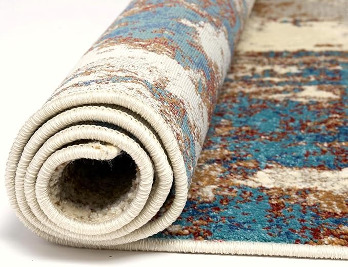 LUXE WEAVERS Lagos Collection Passion 9x12 Abstract Area Rug