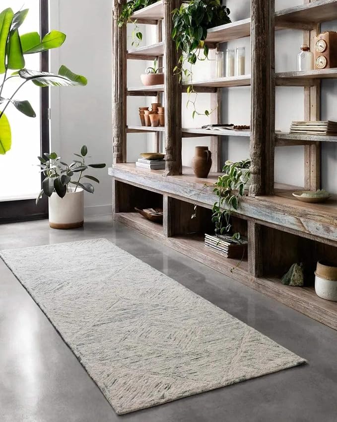 Loloi II Ziva Collection ZV-05 Sky 2'-6" x 7'-6" Runner Rug
