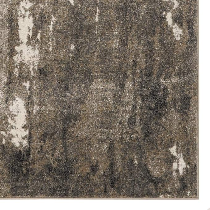 LUXE WEAVERS Lagos Collection Beige 5x7 Abstract Area Rug