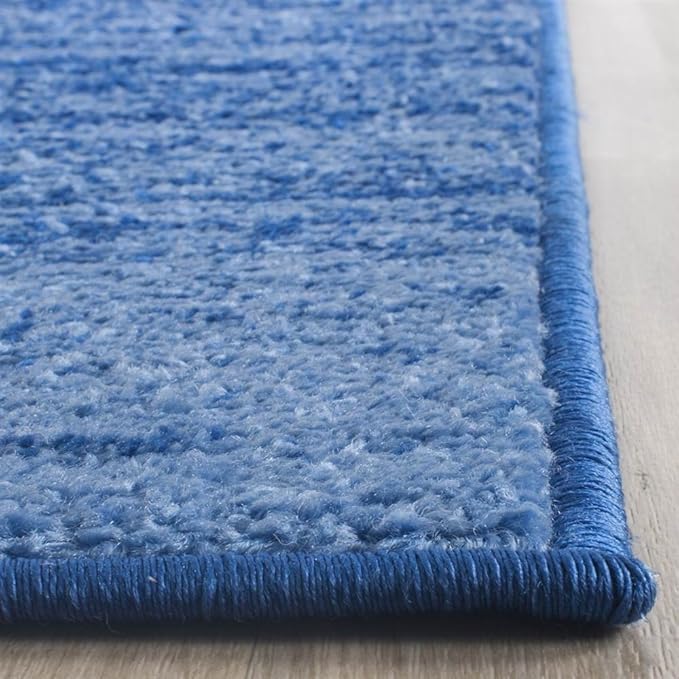 SAFAVIEH Adirondack Collection Runner Rug - 2'6" x 16', Light Blue & Dark Blue, Modern Ombre Design, Non-Shedding & Easy Care, Ideal for High Traffic Areas in Living Room, Bedroom (ADR113F)