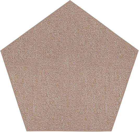 Ambiant Broadway Collection Pet Friendly Indoor Outdoor Area Rugs Beige - 12' Pentagon