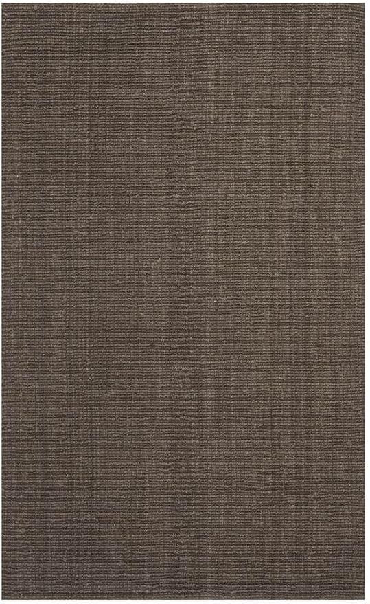 SAFAVIEH Natural Fiber Collection Area Rug - 8' x 10', Brown, Handmade Chunky Textured Jute 0.75-inch Thick, Ideal for High Traffic Areas in Living Room, Bedroom (NF447D)