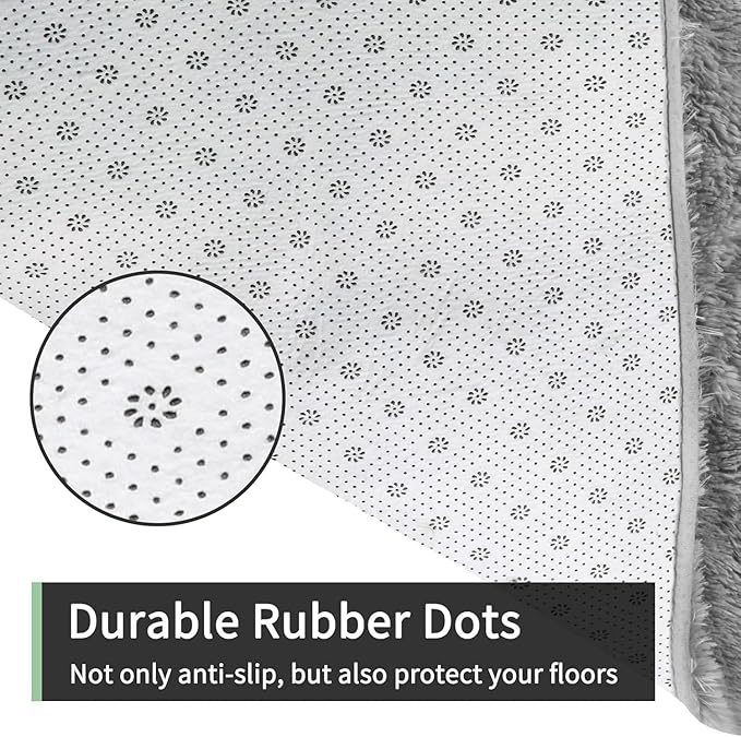 Sour Lemon Area Rugs 9x12 Living Room, Large Area Rug Shag Shaggy Carpet Soft Plush Furry Bedside Rug, Machine Washable Area Rugs for Bedroom Kids Girls Boys Home Decor Anti Slip