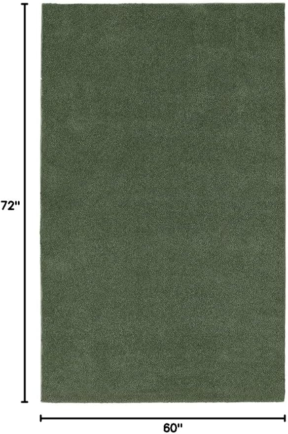 Garland Rug Room Size Bathroom Carpet, 5-Feet by 6-Feet, Deep Fern