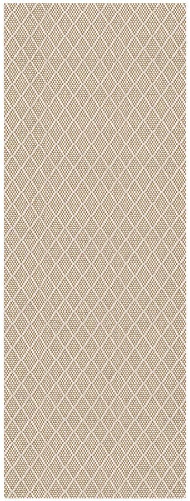 KOZYFLY Runner Rug 2x6 Ft Washable Runners for Hallways Non Slip Rubber Backed Kitchen Runners, Cotton Entryway Runner Indoor, Floor Carpet for Hallway Kitchen Entryway Bedroom, Tan/Beige