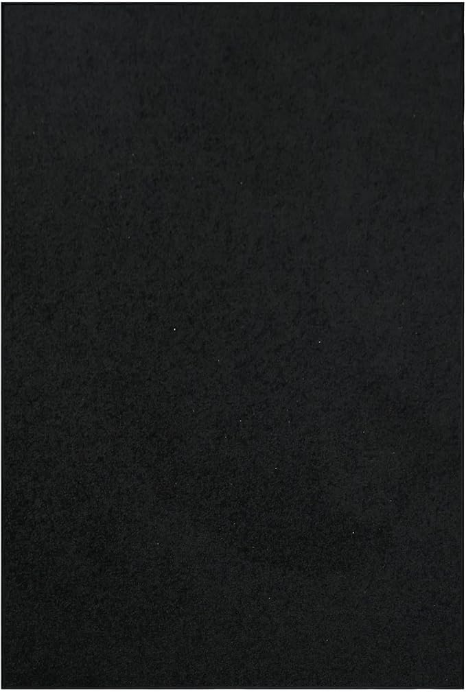 Furnish my Place Modern Indoor/Outdoor Commercial Solid Color Rug - Black, 12' x 18', Rectangular, Pet and Kids Friendly Rug. Made in USA, Area Rugs Great for Kids, Pets, Event, Wedding