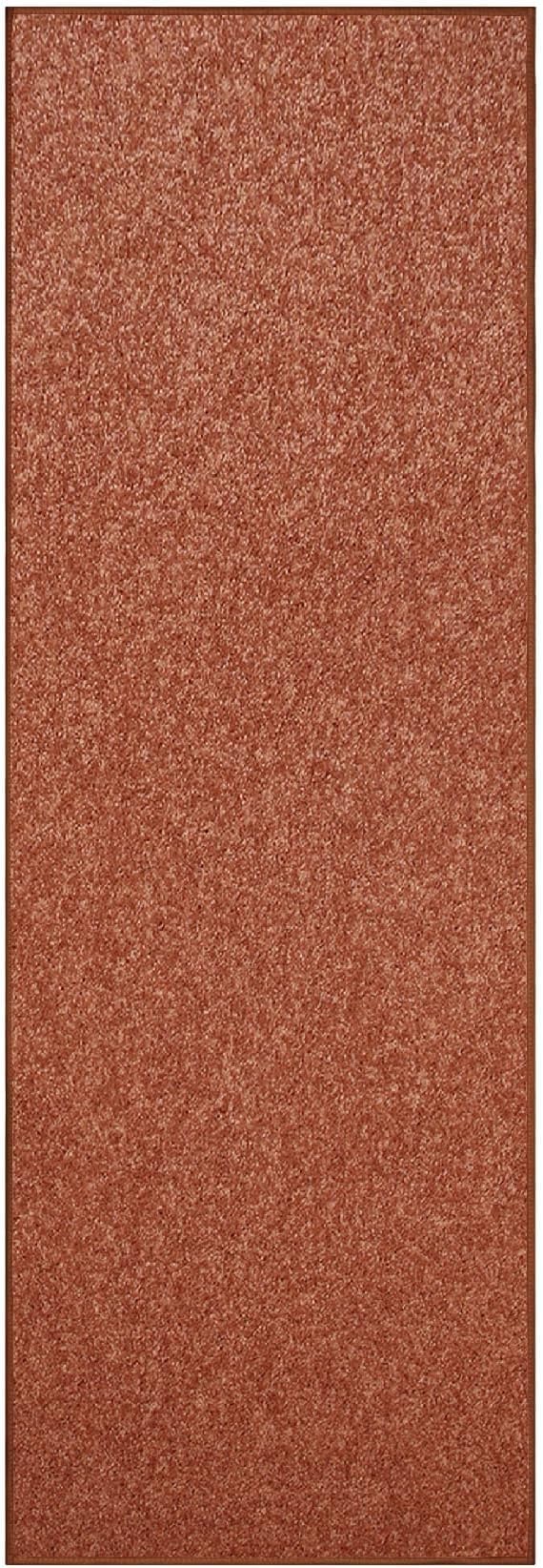 Furnish my Place Modern Plush Solid Color Rug - Rust, 3' x 32', Pet and Kids Friendly Rug. Made in USA, Area Rugs Great for Kids, Pets, Event, Wedding