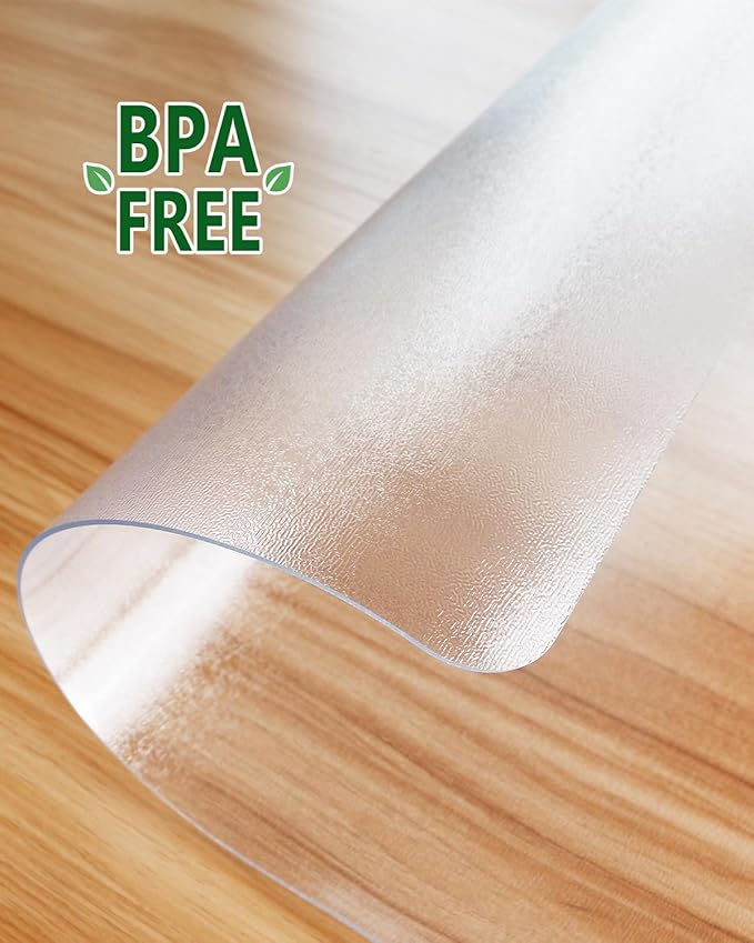 Clear Frosted Floor Mat, PVC Durable Anti-Scratch Floor Mat (28"x 36")