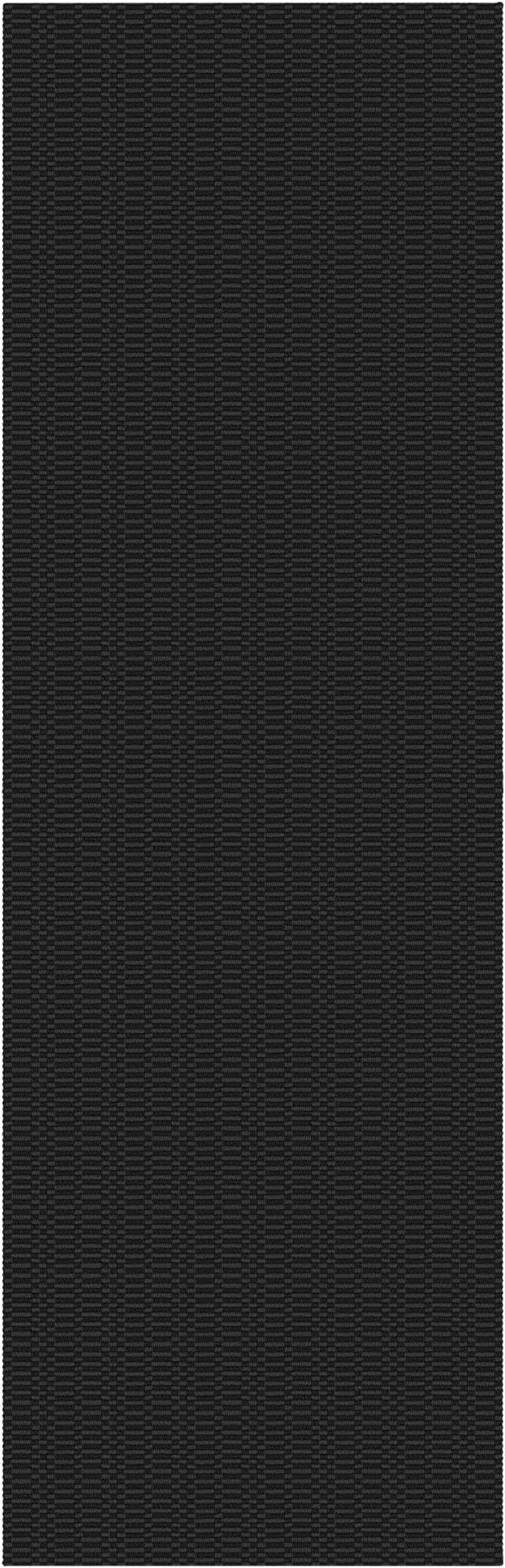 KOZYFLY Washable Runner Rug 2x7 ft Hallway Runner Kitchen Runner Rugs with Rubber Backing Bobo Entryway Runner Indoor, Carpet Runners for Hall Entrance Bedroom, Black/Grey
