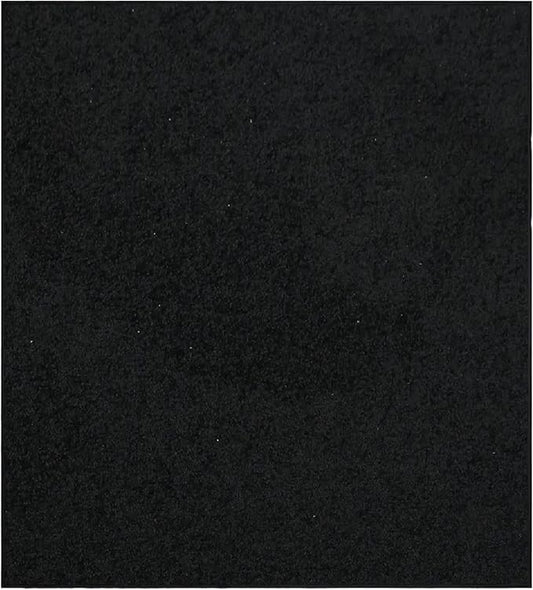Furnish my Place Modern Indoor/Outdoor Commercial Solid Color Rug - Black, 6' x 6', Square, Pet and Kids Friendly Rug. Made in USA, Area Rugs Great for Kids, Pets, Event, Wedding