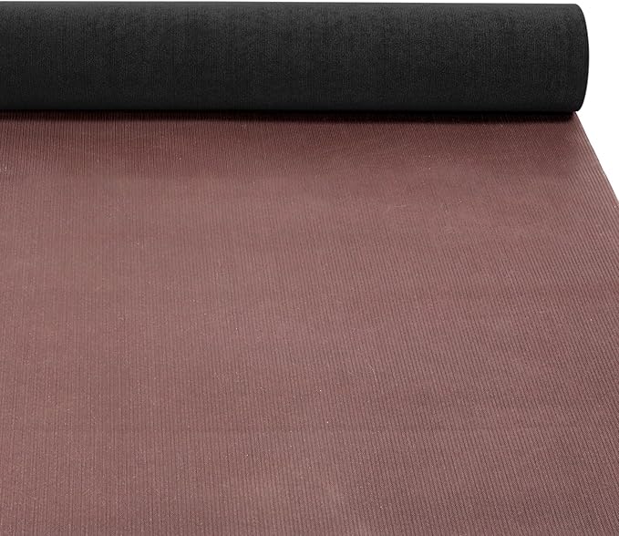Marine Carpet, 5 FT x 15 FT Black Indoor/Outdoor Rug 0.2" Thick TPE Backed Non-Slip Boat Carpet Roll for Home, Patio, Porch, Deck
