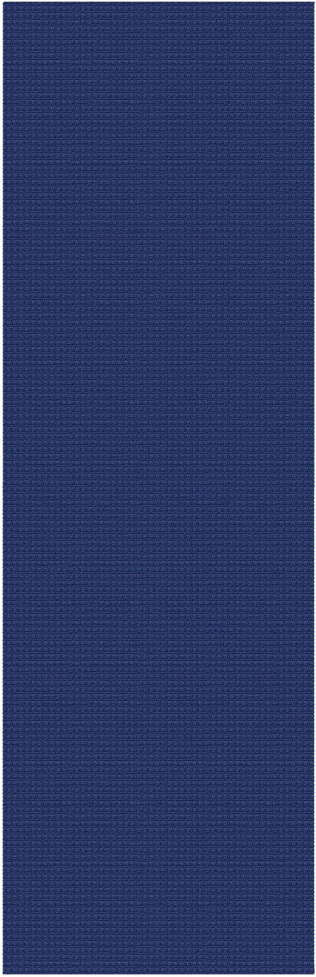 Braided Runner Rug 2.6x12 Ft Washable Runners for Hallways Kitchen Runner Rug Rubber Backed Cotton Extra Long Entryway Runner Indoor, Woven Carpet for Hall Entryway, Royal Blue/Navy