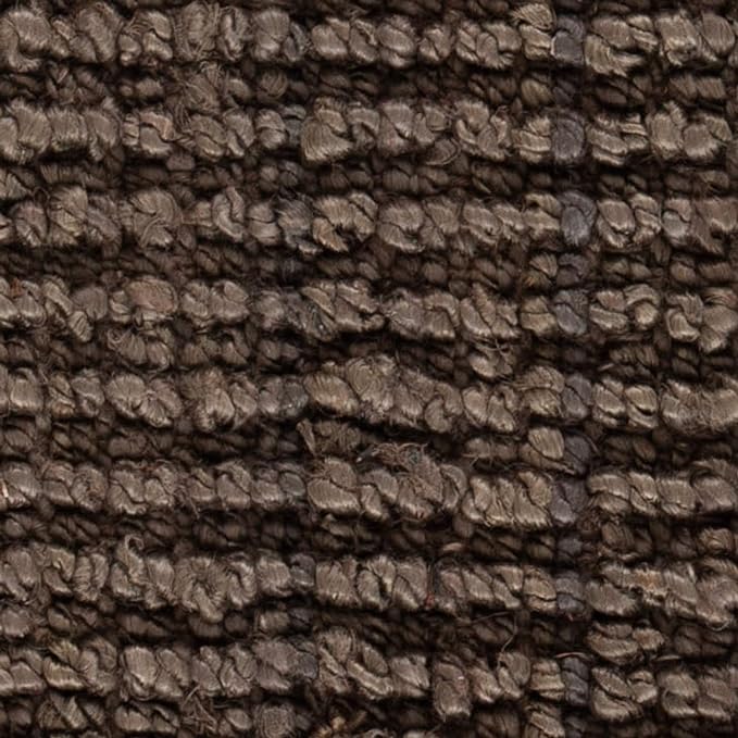 SAFAVIEH Natural Fiber Collection Area Rug - 5' x 8', Brown, Handmade Chunky Textured Jute 0.75-inch Thick, Ideal for High Traffic Areas in Living Room, Bedroom (NF447D)