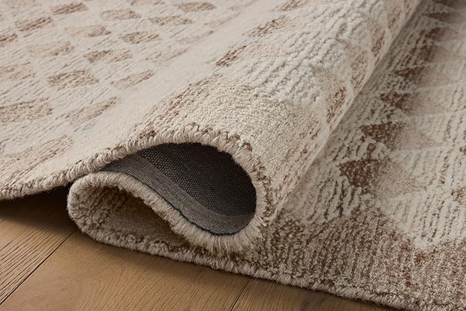 Loloi Magnolia Home by Joanna Gaines Rae Collection RAE-04 Natural/Ivory 2'-6" x 7'-6" Runner Rug