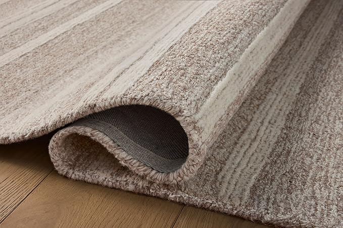 Loloi Magnolia Home by Joanna Gaines Rae Collection RAE-03 Clay/Ivory 9'-3" x 13' Area Rug