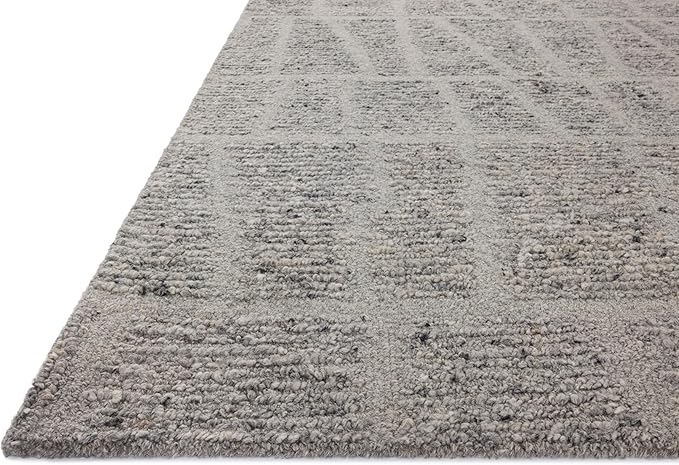 Loloi Magnolia Home by Joanna Gaines Jones Collection JON-04 Slate 7'-9" x 9'-9" Area Rug