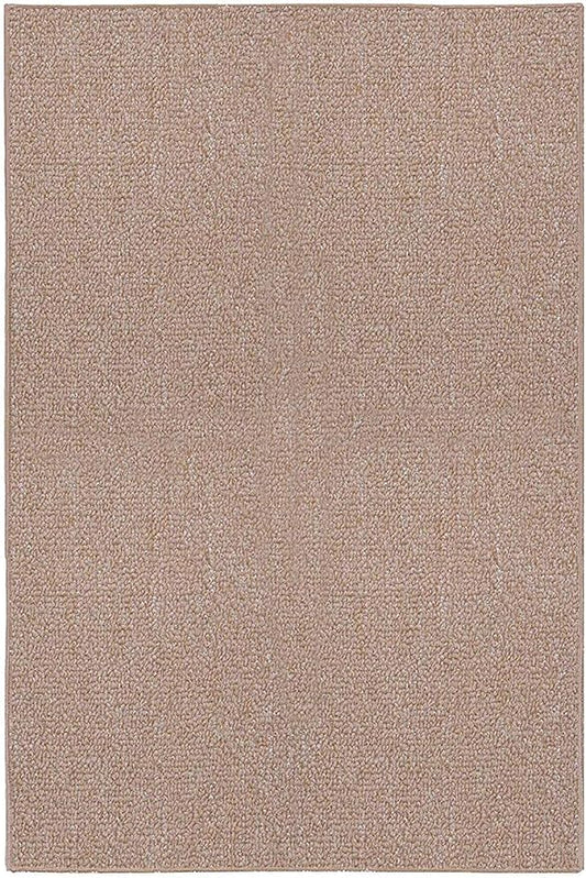 Ambiant Broadway Collection Pet Friendly Indoor Outdoor Area Rugs Beige - 4' x 6' Rectangle, Stain & Fade Resistant, Easy Care, Pet & Kids Friendly, Made in USA, Perfect for Weddings & Everyday Use!