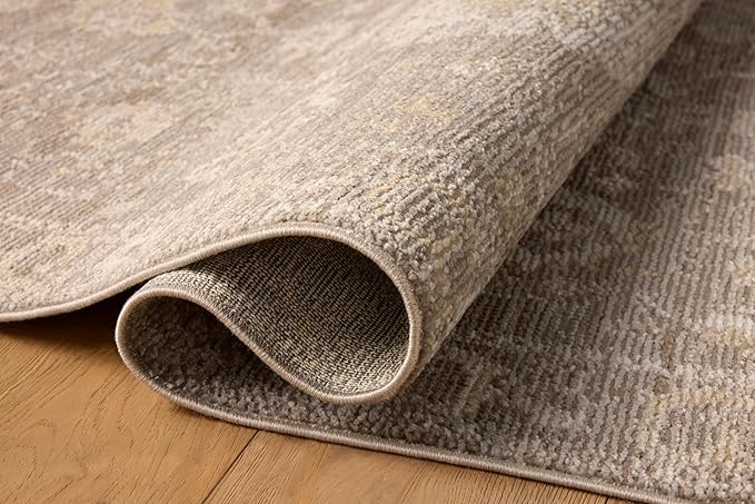 Loloi Magnolia Home by Joanna Gaines Pace Collection PAC-03 Taupe/Wheat 2'-3" x 3'-10" Accent Rug