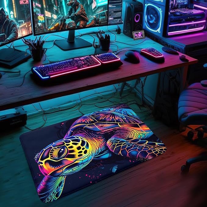 Sea Turtle Carpet Rugs - Kids Coastal Rugs for Bedroom Ocean Life Theme, 2'×3'