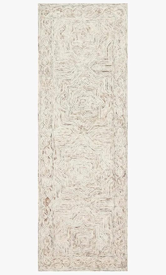 Loloi II Ziva Collection ZV-01 Neutral 2'-6" x 13' Runner Rug