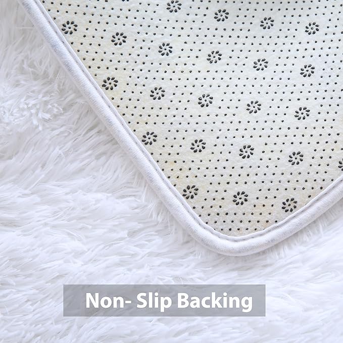 Area Rug 10x14 for Living Room: Large Shag Area Rugs for Living Room - Shaggy Area Rug 10x14 Modern Indoor Shag Fuzzy Floor Carpet