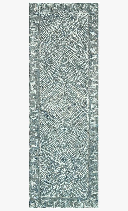 Loloi II Ziva Collection ZV-04 Denim 2'-6" x 7'-6" Runner Rug