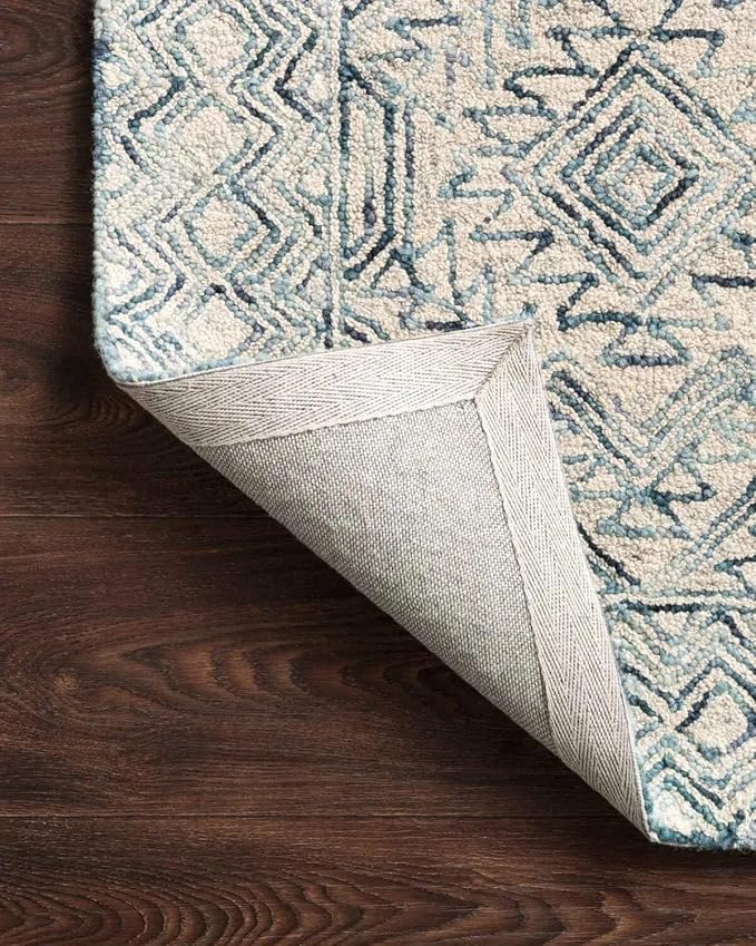 Loloi II Ziva Collection ZV-03 Bluestone 5'-0" x 7'-6" Area Rug