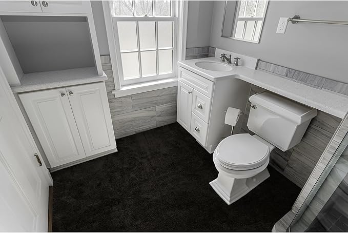 Garland Rug Room Size Bathroom Carpet, 5-Feet by 8-Feet, Chocolate