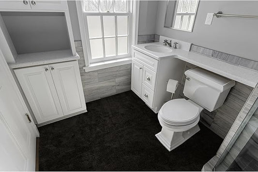 Garland Rug Room Size Bathroom Carpet, 5-Feet by 8-Feet, Chocolate