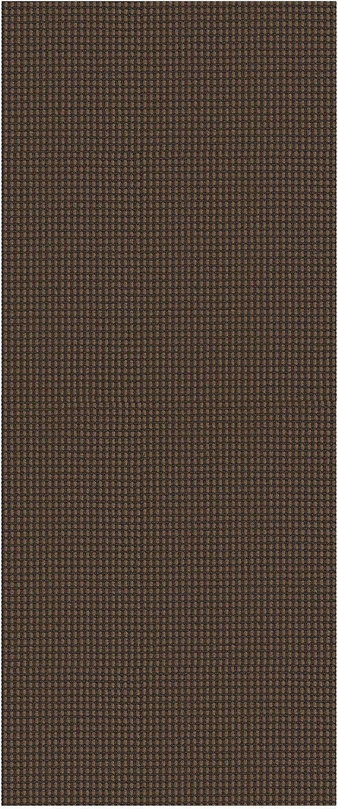 Braided Runner Rug 2.6x8 Ft Washable Runners for Hallways Non Slip Rubber Backed Kitchen Runners Cotton Entryway Runner Indoor, Woven Floor Carpet for Hall Kitchen Bedroom, Brown