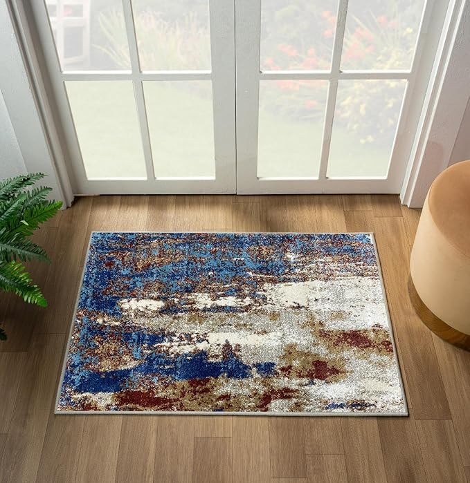 LUXE WEAVERS Lagos Collection Passion 2x3 Abstract Area Rug